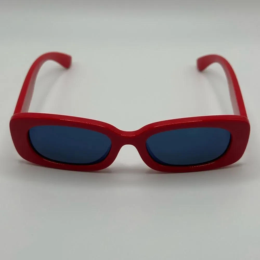 NEW DOLCE & GABBANA KIDS Sunglasses DX6006U 308825 Red Dark Grey Mirror Blue